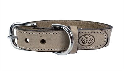 Sazzz Halsband Hond Nomad Vintage Leer Beige 37-45X3 cm