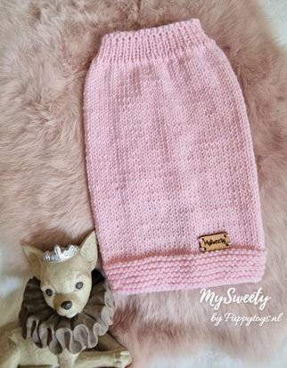 MySweety Pullover Basic pink 21 cm XS