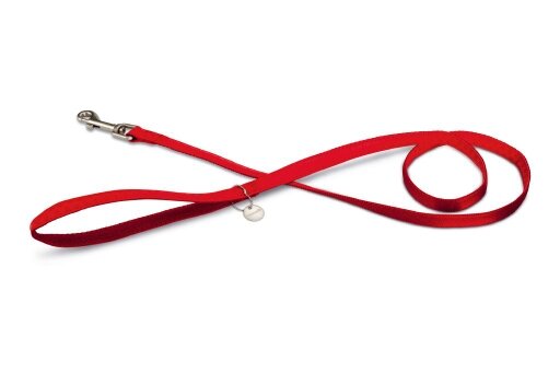 Beeztees Mac Leather looplijn rood 120 cm x 15 mm