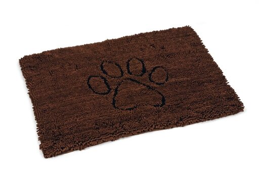 Dirty dog droogloopmat bruin 88 x 68 cm