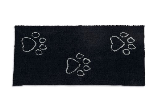 Dirty dog droogmat loper zwart 152 x 76 cm