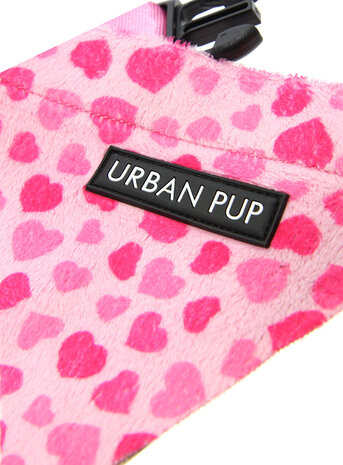 Urban Pup Bandana Pink Hearts