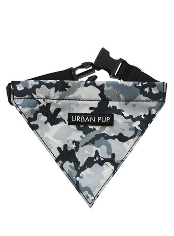 Urban Pup Bandana Camouflage Grey