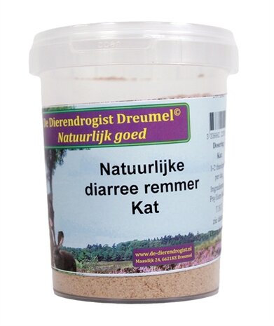 Dierendrogist Natuurlijke Diarree Remmer Kat 200 gr