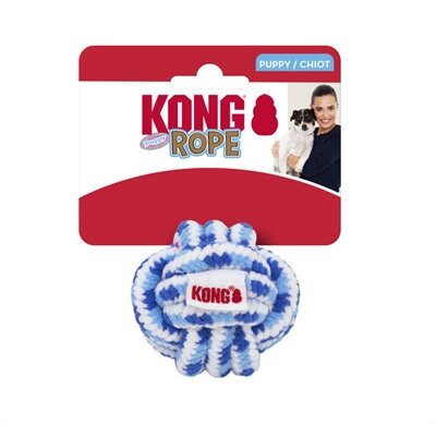 KONG Rope Ball Touwbal Puppy 7,5 cm