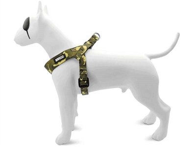 Morso Mini Hondentuig Full Metal Dog Bruin 24-32x1,5 cm