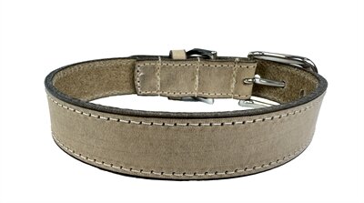 Sazzz Halsband Hond Nomad Vintage Leer Beige 37-45X3 cm