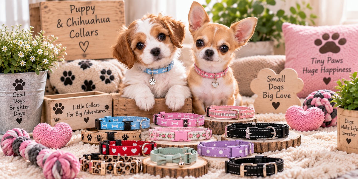Halsbandjes voor Puppy’s en Chihuahua’s