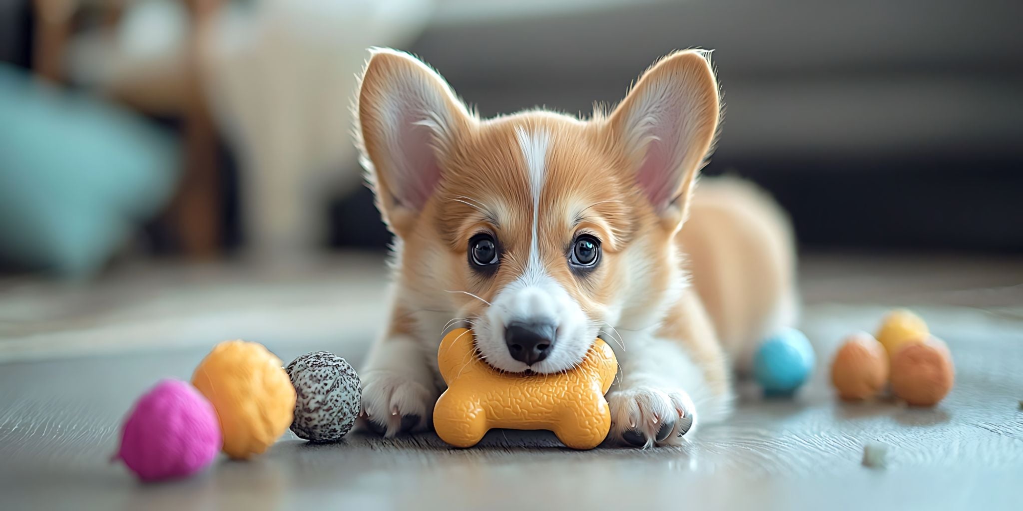 Nylon en Kunststof Puppy Speelgoed