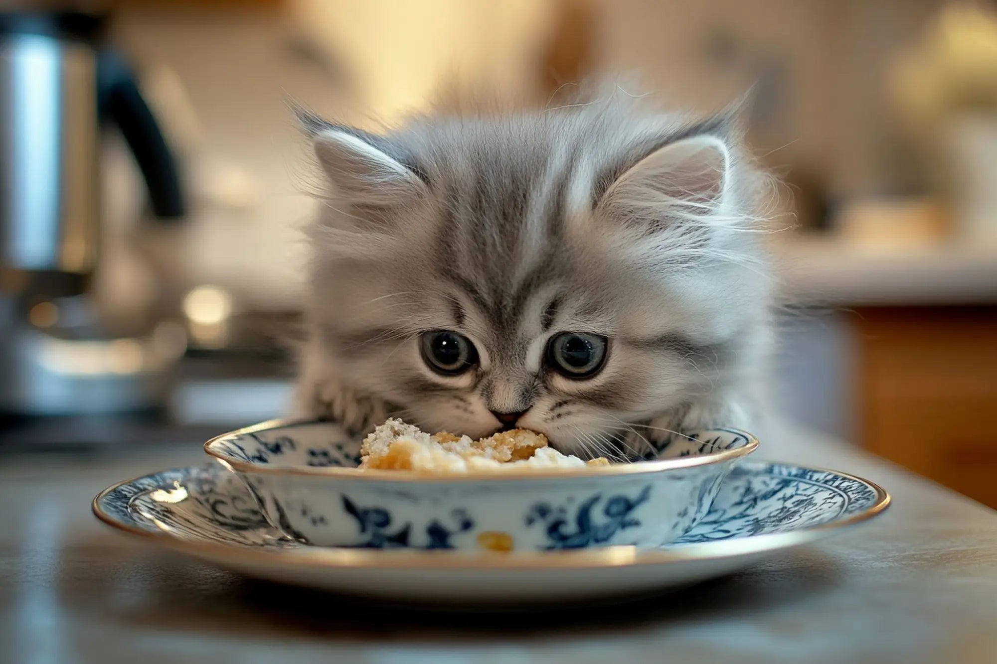 Katten voerbakjes en drinkbakjes