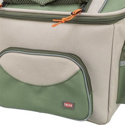 Trixie Fietsmand Voor Stuur Polyester Olijfgroen / Beige