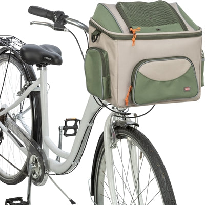 Trixie Fietsmand Voor Stuur Polyester Olijfgroen / Beige