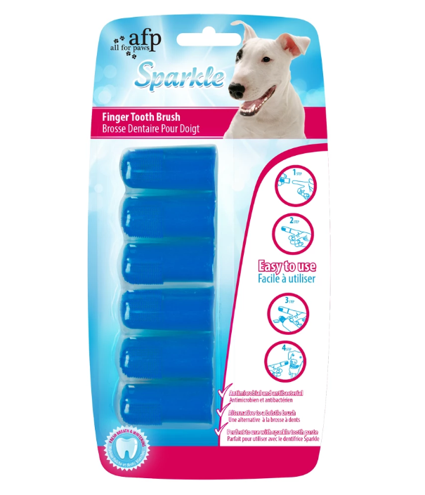 AFP Sparkle Finger Brush 6-Pack