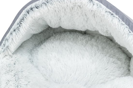 Donut Hondenmand Harvey grijs — 70x70x19 cm