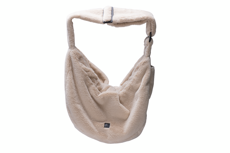 Designed by Lotte Hundetragetasche Tebby 43x18x35 cm — Cognac