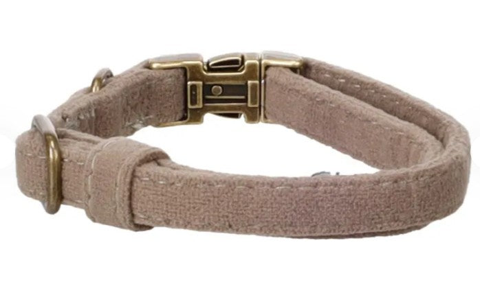 Hondenhalsband Janka 30-45 cm x 1,5 cm — Taupe