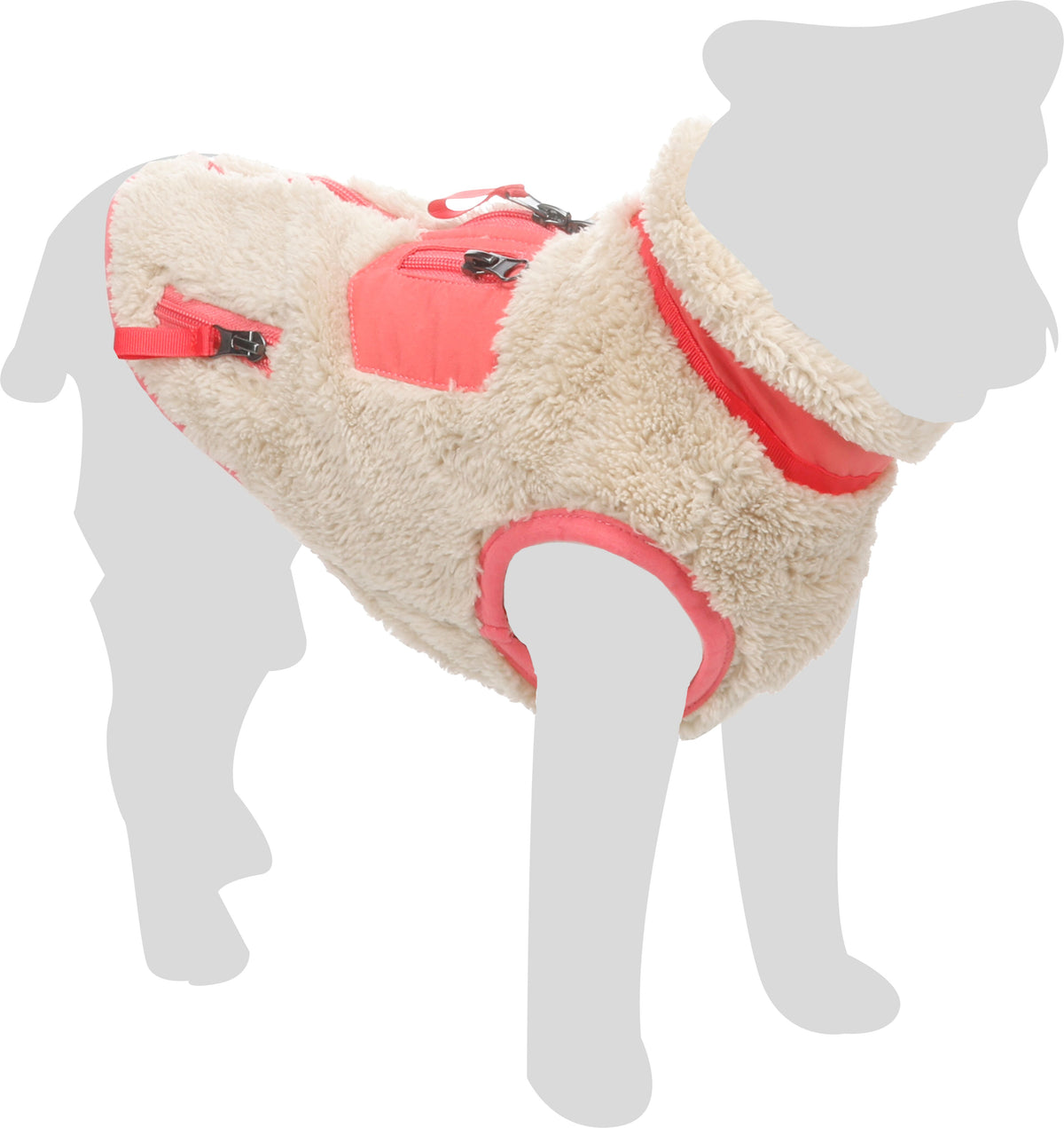 Hondenjas Issie Beige — 20 cm