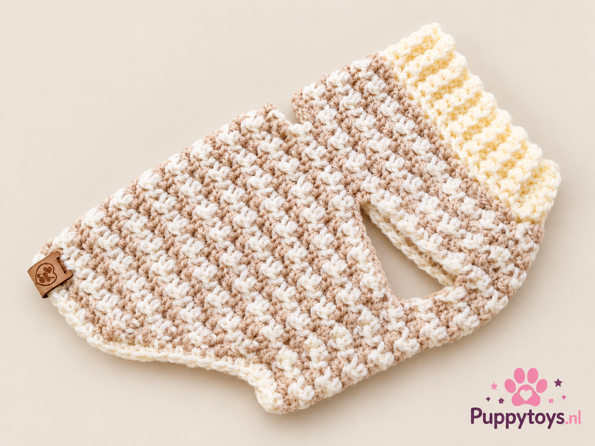 MySweety Hundepullover Shiny in pink — Rückenlänge 18 cm