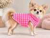 MySweety Hundepullover Shiny in pink — Rückenlänge 18 cm
