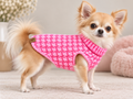 MySweety Hundepullover Shiny in pink — Rückenlänge 18 cm