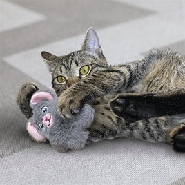 KONG Snuzzles Muis — Grijs