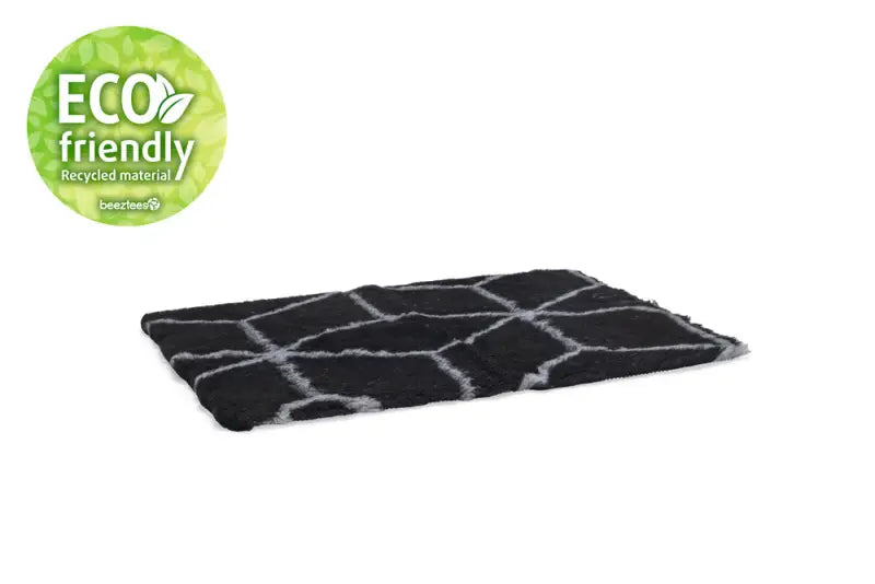 Beeztees Eco Vetbed Qub 89x60 cm — Zwart