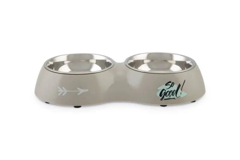 Beeztees Honden Dinerset So Good 34x17,5x5,5 cm — Grijs