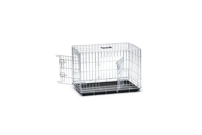 Beeztees Hondenbench verzinkt M 81x55,5x61,5 cm - VERVOERSBOX