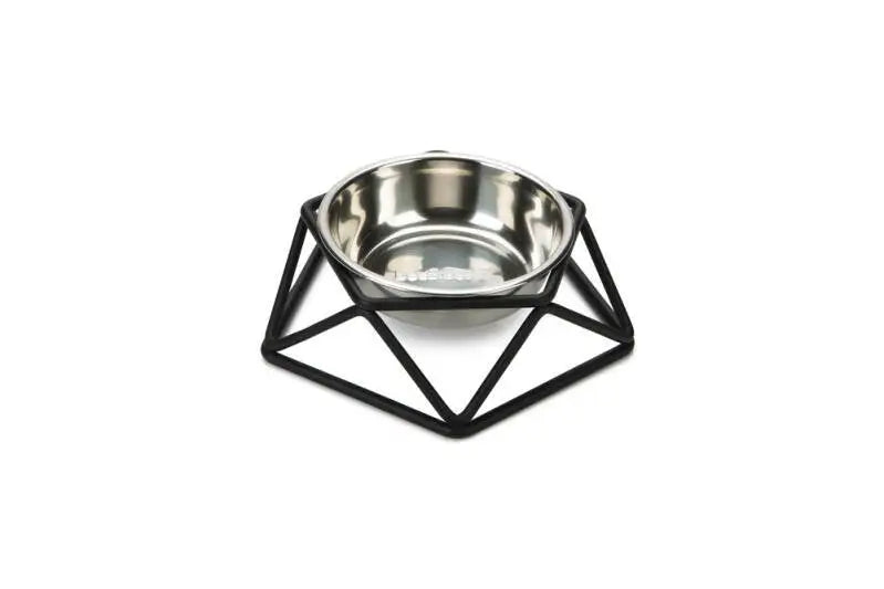 Beeztees Hondenvoerbak Puroni 15 cm — Zwart