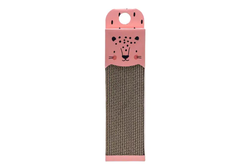 Beeztees Krabplank Luipaard 45x13x2 cm — Roze - Krabplank