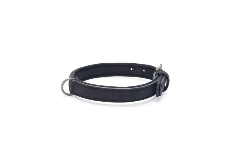 Beeztees Kunstleer Hondenhalsband Balacron Ax zwart 31-39x20 mm