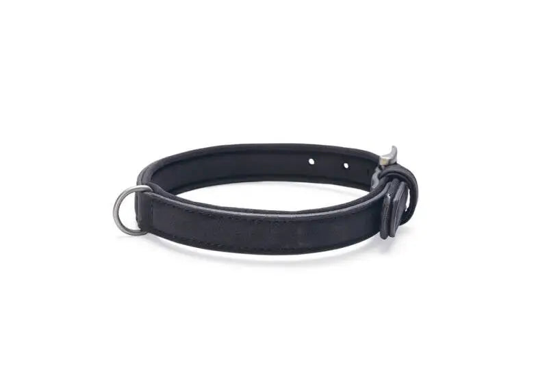 Beeztees Kunstleer Hondenhalsband Balacron Ax zwart 36-44x20 mm