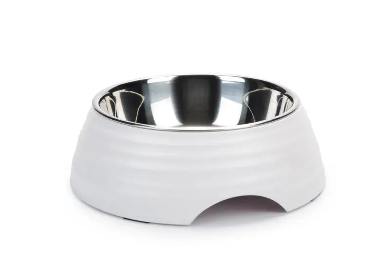 Beeztees Melamine Hondenvoerbak Rimpu 22 cm — Wit