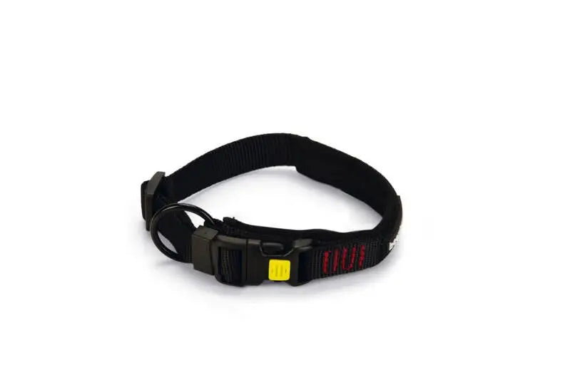 Beeztees Nylon Premium Hondenhalsband Parinca 35-40 cm — Zwart