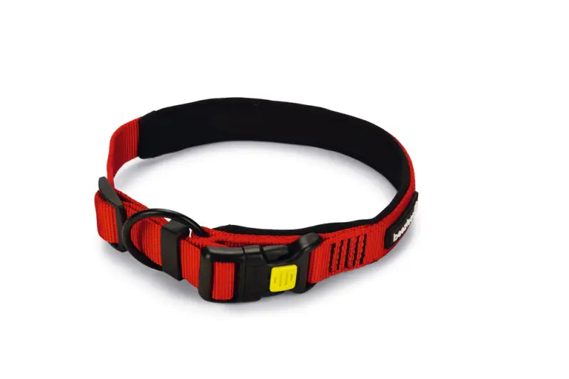 Beeztees Nylon Premium Hondenhalsband Parinca 45-50 cm — Rood