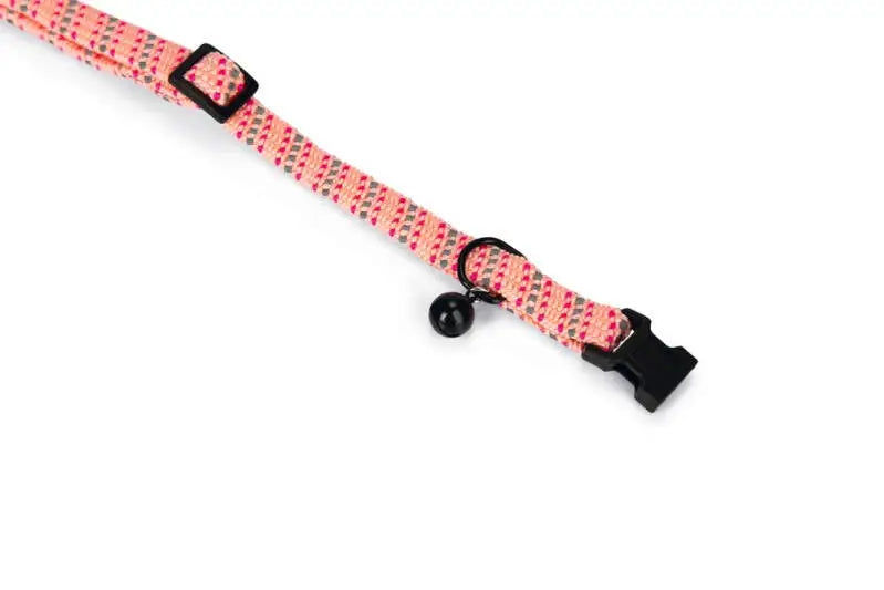 Beeztees Nylon Reflecterend Kattenhalsbandje — Roze