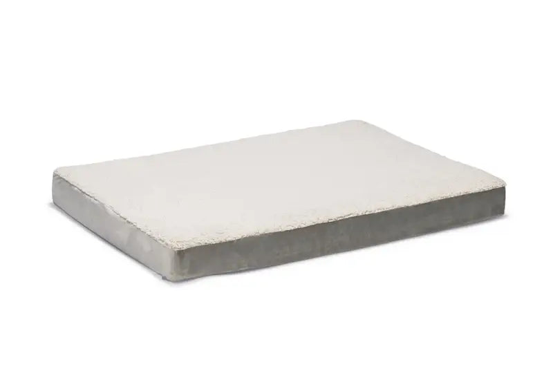 Beeztees Orthopedisch Hondenkussen Zira 100x70x9 cm — Lichtgrijs