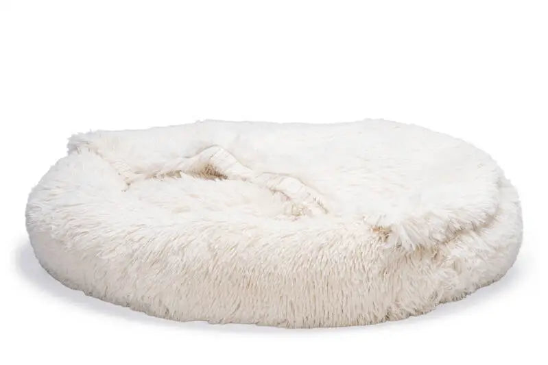Beeztees Pluche Hondenmand Yala beige 80 cm — Beige