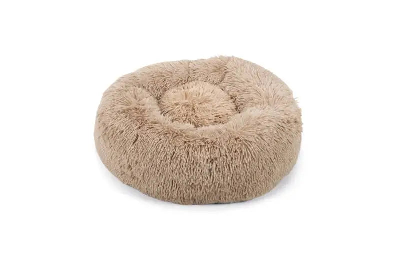 Beeztees Pluche Hondenmand Yali beige 50 cm — Beige