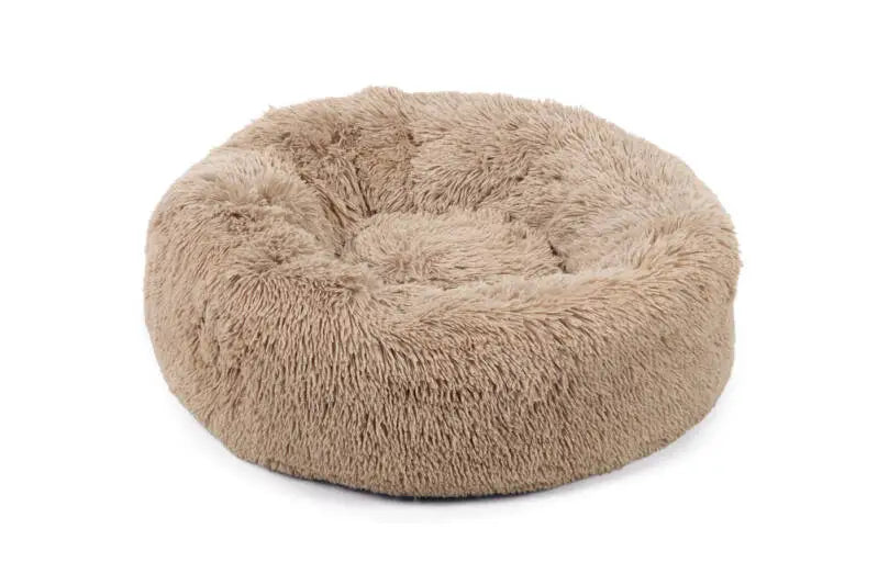 Beeztees Pluche Hondenmand Yali beige 70 cm — Beige