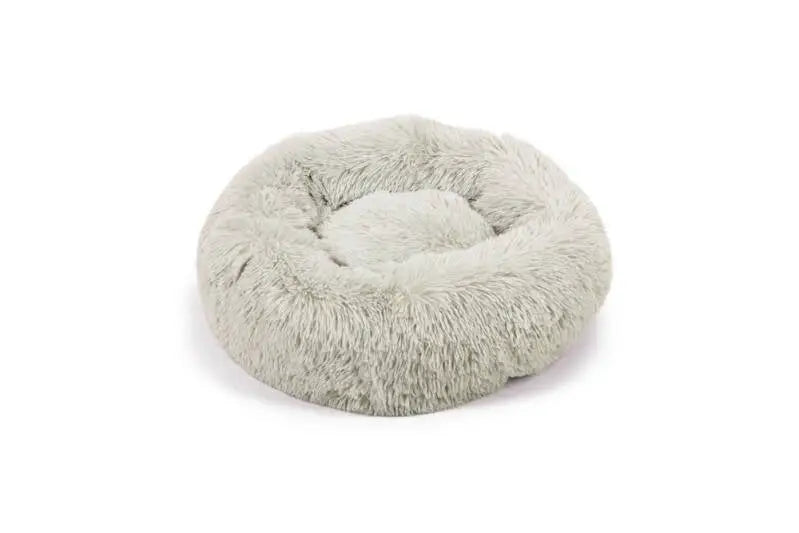 Beeztees Pluche Hondenmand Yali lichtgrijs 50 cm — Grijs