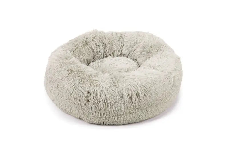 Beeztees Pluche Hondenmand Yali lichtgrijs 60 cm — Grijs