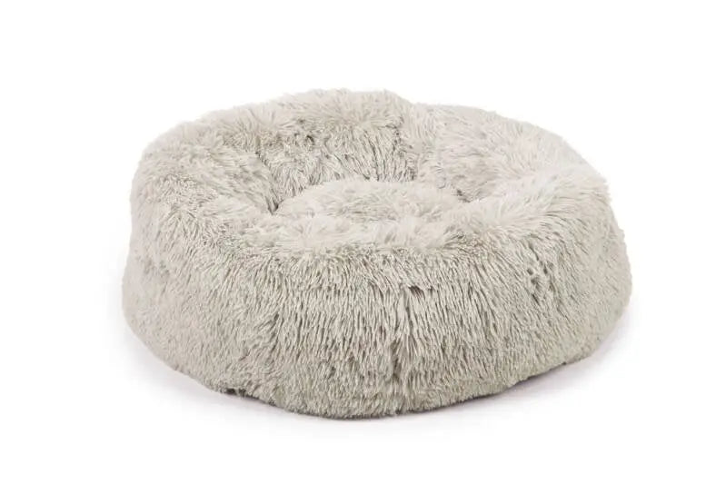 Beeztees Pluche Hondenmand Yali lichtgrijs 70 cm — Grijs