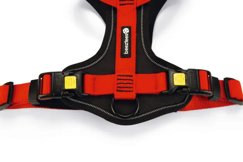 Beeztees Premium Comfort Y-Hondentuig Parinca 67-77 cm — Rood