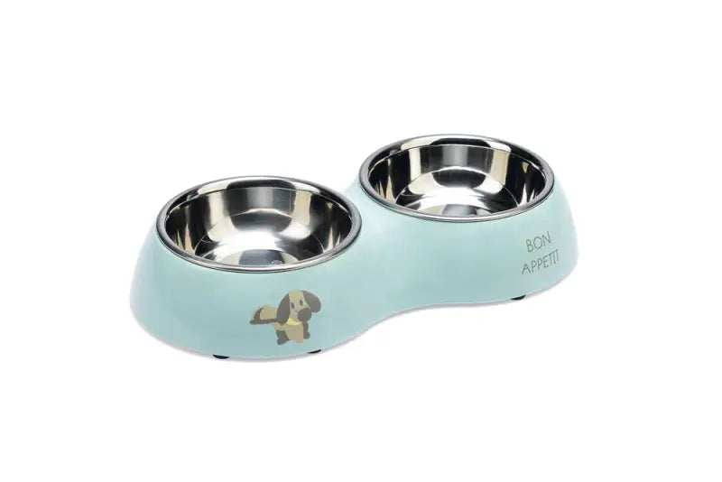 Beeztees Puppy Dinerset Droppy 27x14x4,5 cm — Groen