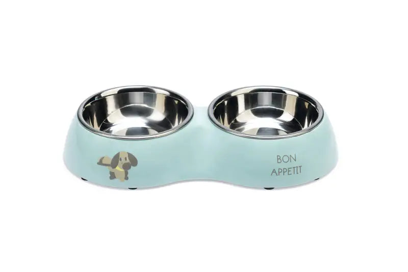 Beeztees Puppy Dinerset Droppy 27x14x4,5 cm — Groen
