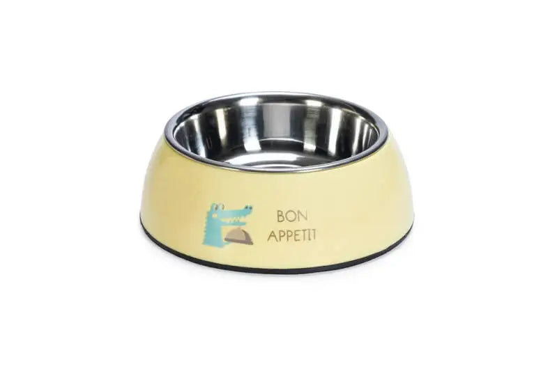 Beeztees Puppy Voerbak Kroky 18 cm — Geel