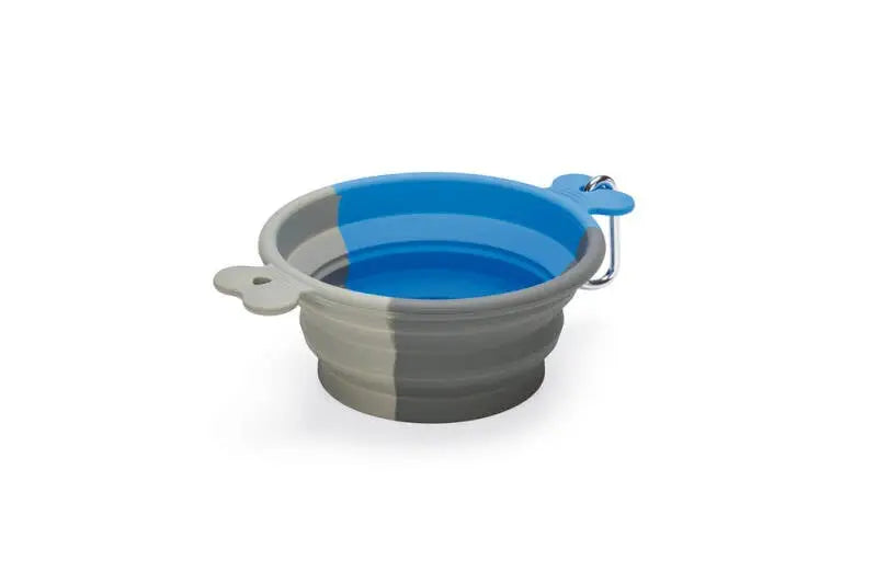Beeztees Silicone Hondenvoerbak Rua 750 ml — Blauw