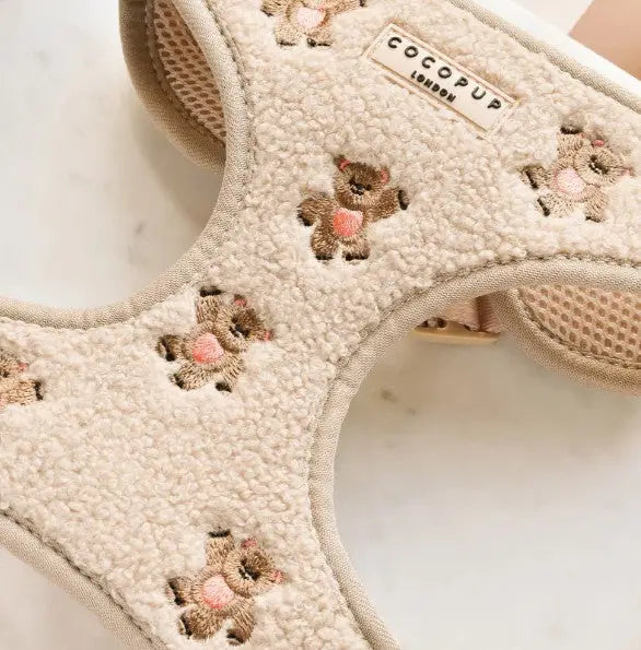 Cocopup London Hondenharnas Teddy XS — Beige - Hondentuigje