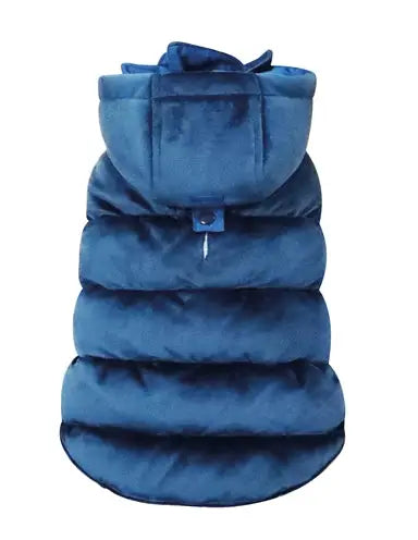 Croci Hondenjas Velveteen Gevoerd Blauw